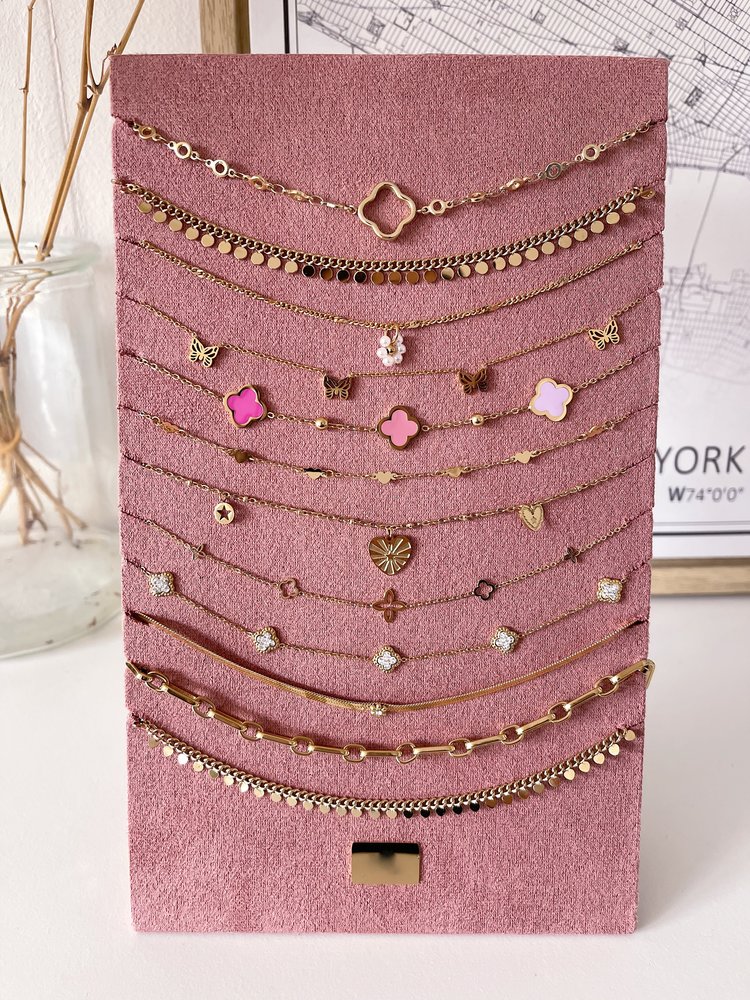 Gold Heart To Heart Necklace