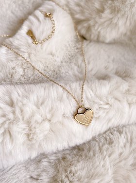 Gold Unlock My Heart Necklace