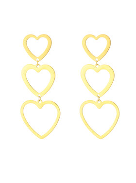 Gold Follow Your Heart Earrings