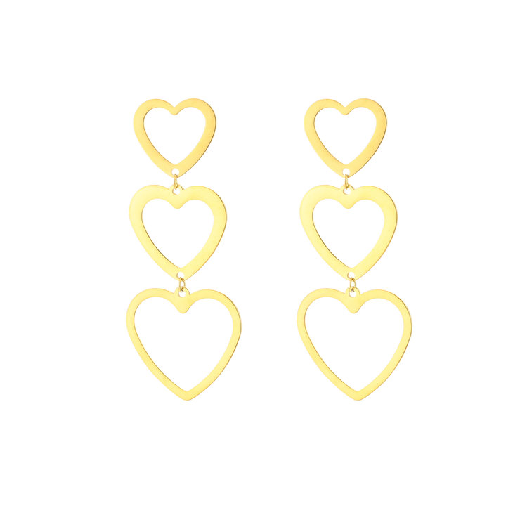 Gold Follow Your Heart Earrings