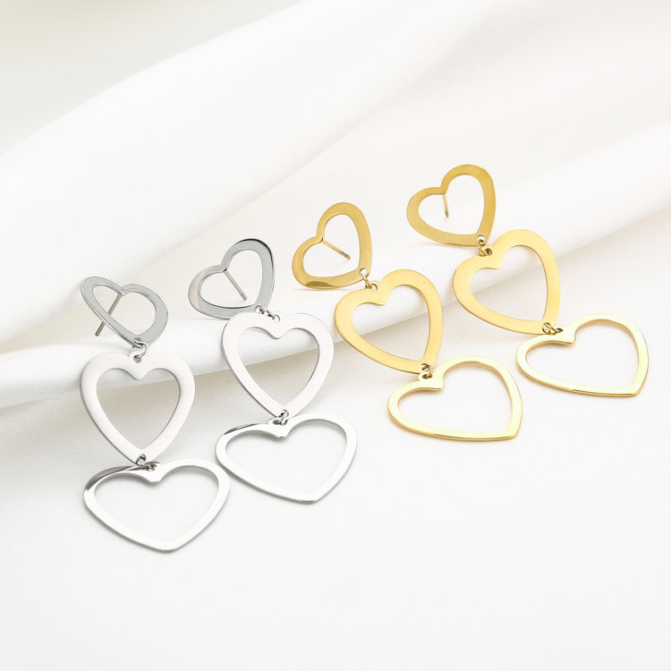 Silver Follow Your Heart Earrings