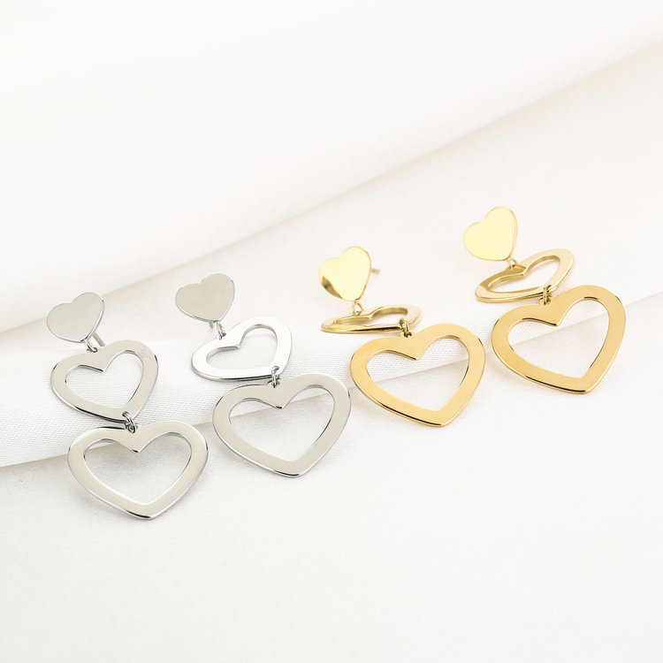 Silver Wild At Heart Earrings