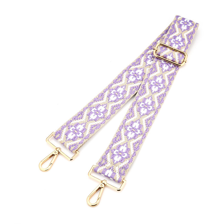 Nia Aztec Bag Strap / Lilac