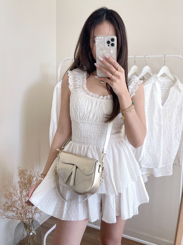 Lulu Moon Bag / Metallic Gold