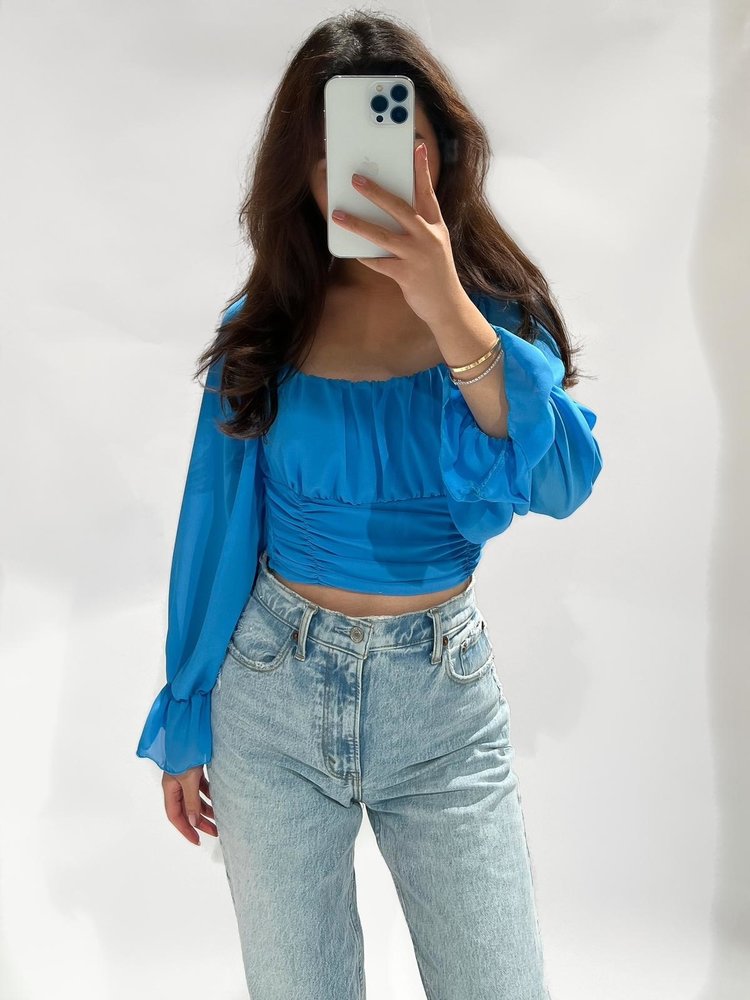 Rosalina Crop Top /  Blue