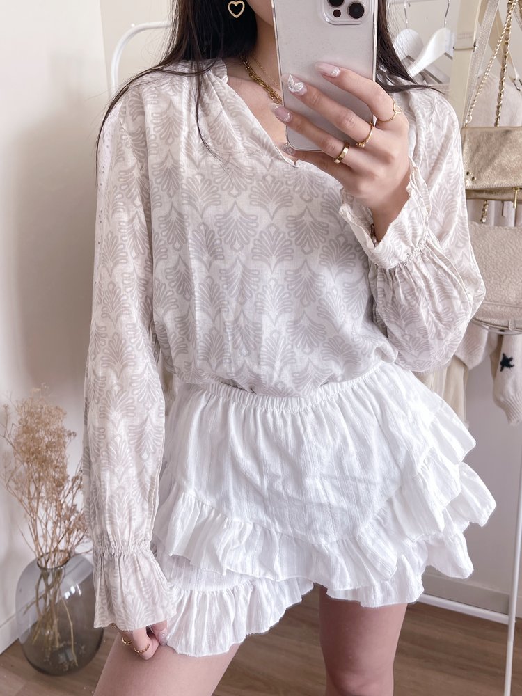 Sammy Boho Blouse / Beige