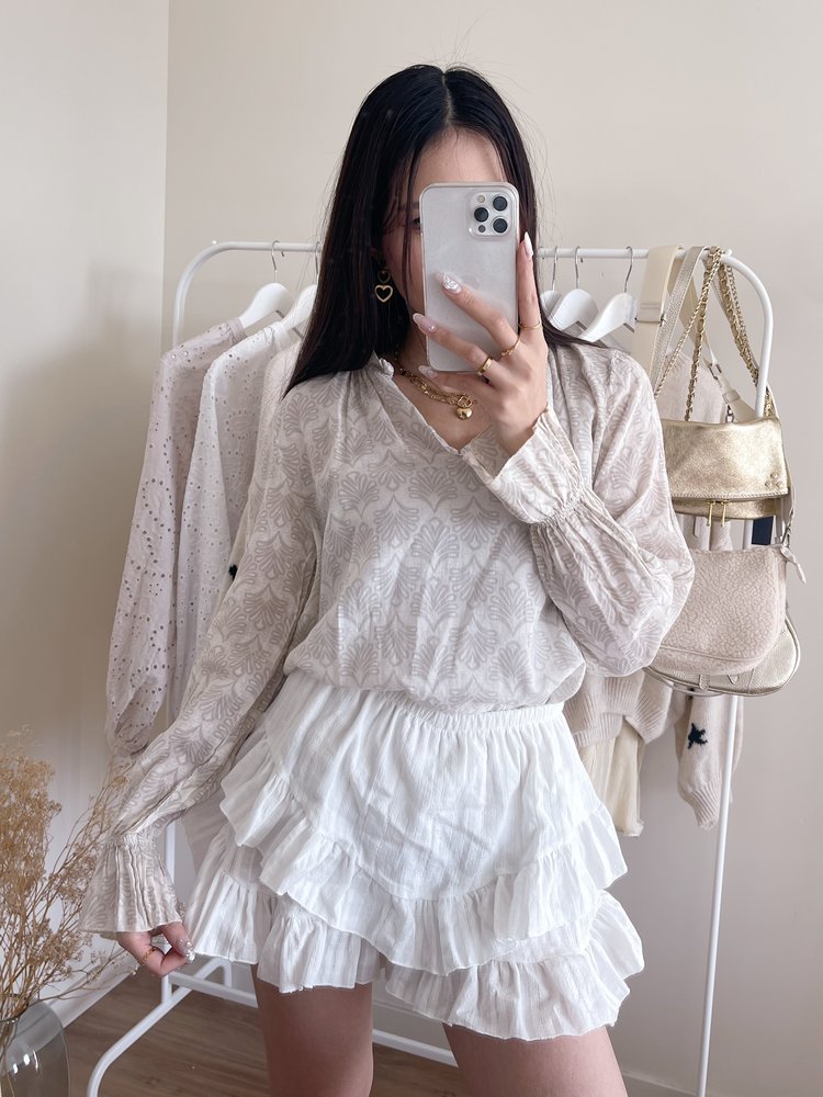 Sammy Boho Blouse / Beige