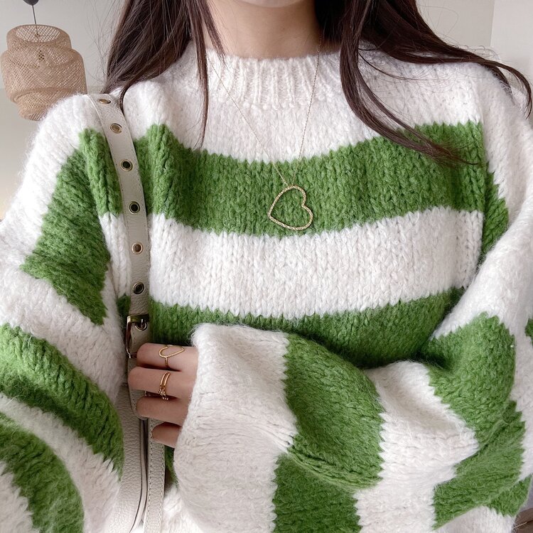 Gold Big Heart Charm Necklace