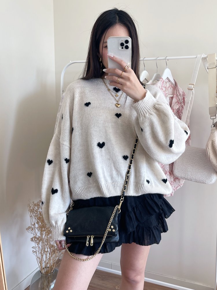 Savage Crossbody Chain Bag / Black