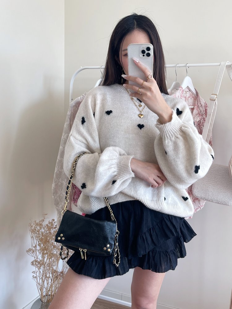 Savage Crossbody Chain Bag / Black