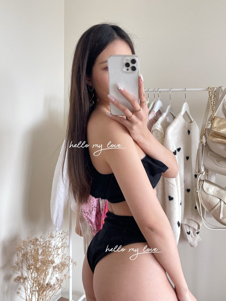 Amalfi Glitter Bikini Set / Black