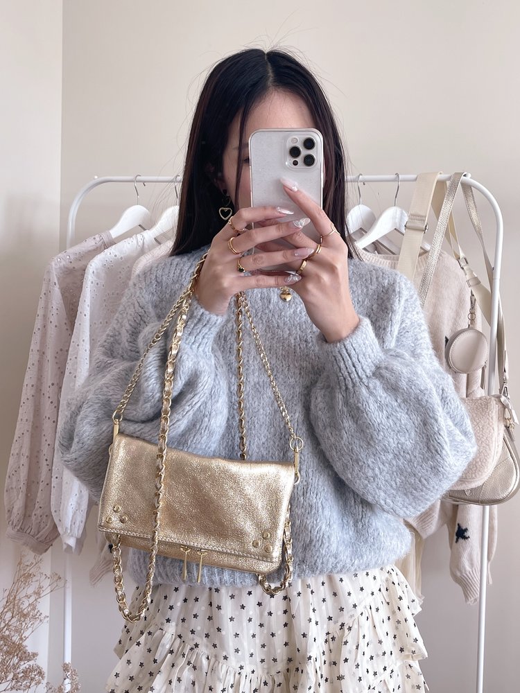 Savage Crossbody Chain Bag / Light Gold