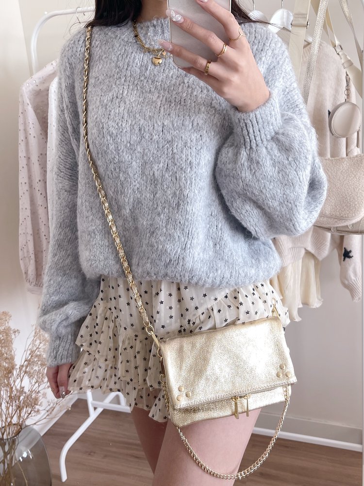 Savage Crossbody Chain Bag / Light Gold