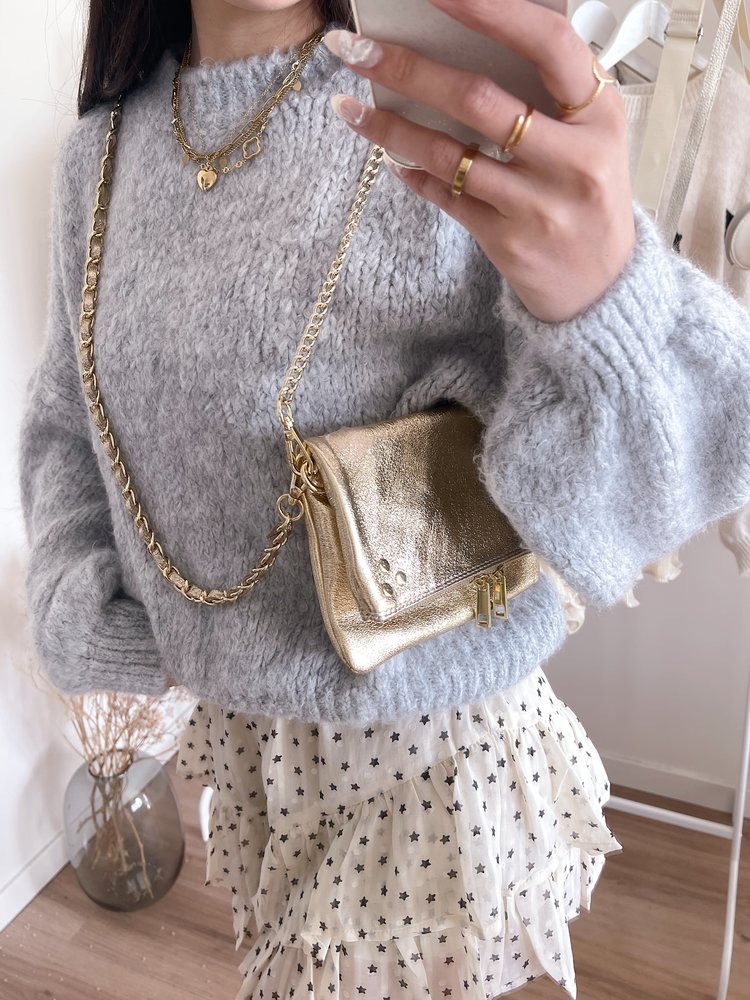 Savage Crossbody Chain Bag / Light Gold