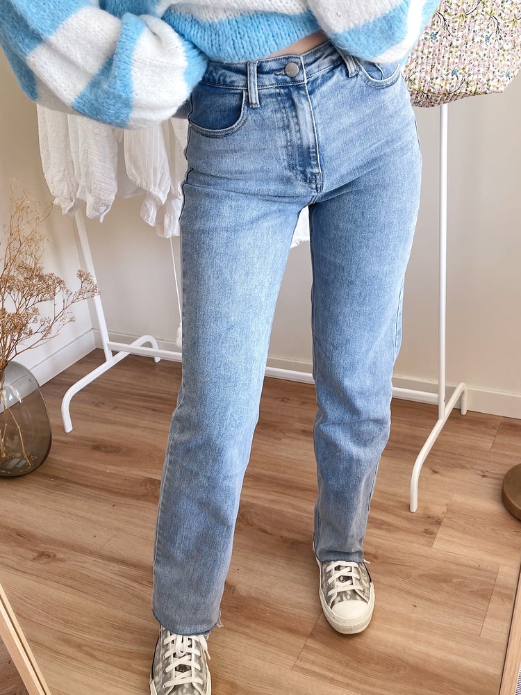 Jelena Straight Leg Jeans / Blue