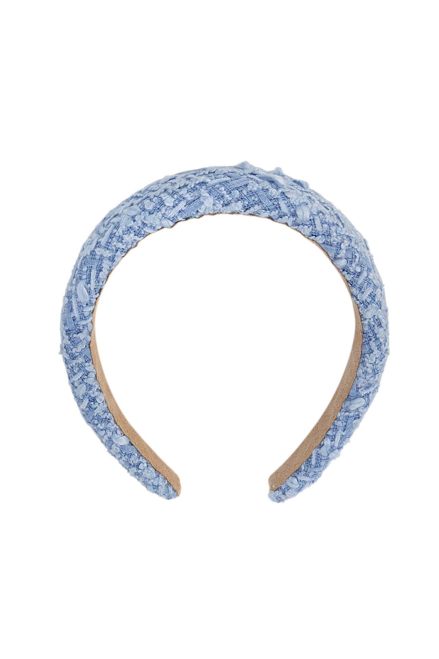 TWEED HEADBAND NAVY BLUE TWEED HEADBAND NAVY BLUE