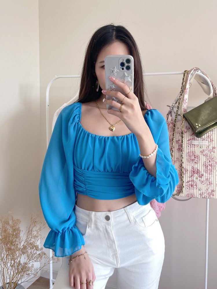 Rosalina Crop Top /  Blue