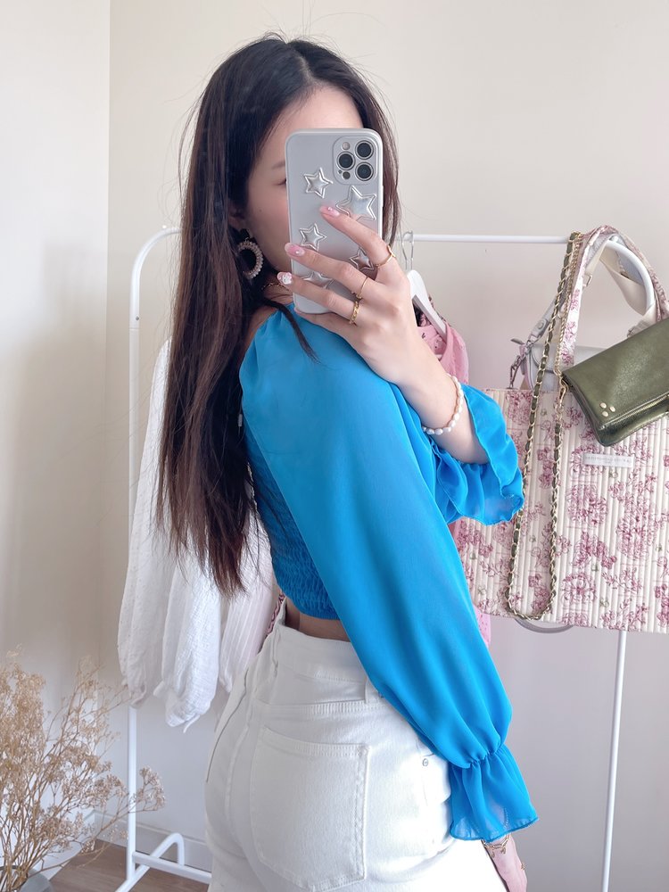 Rosalina Crop Top /  Blue