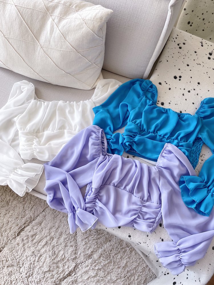 Rosalina Crop Top /  Blue