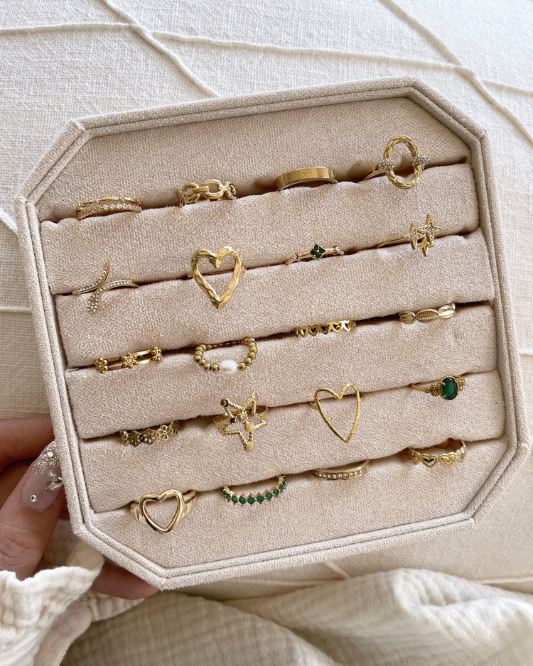 Gold Kauri Shell Ring