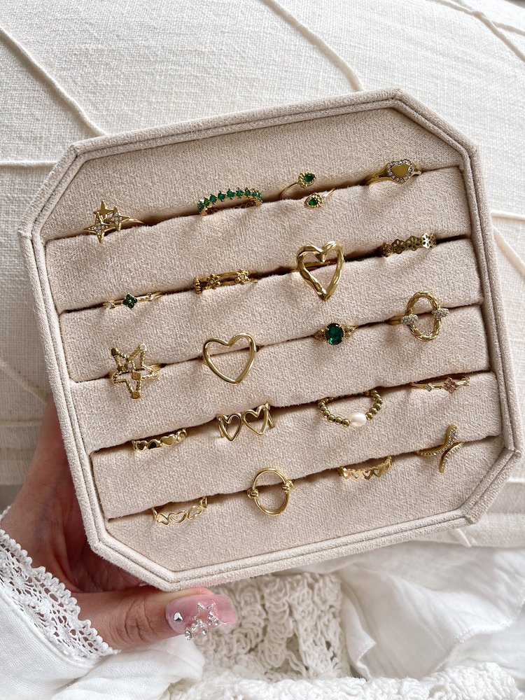 Gold Full Of Hearts Ring