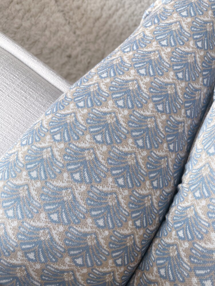 Aika Boho Flared Leggings / Blue