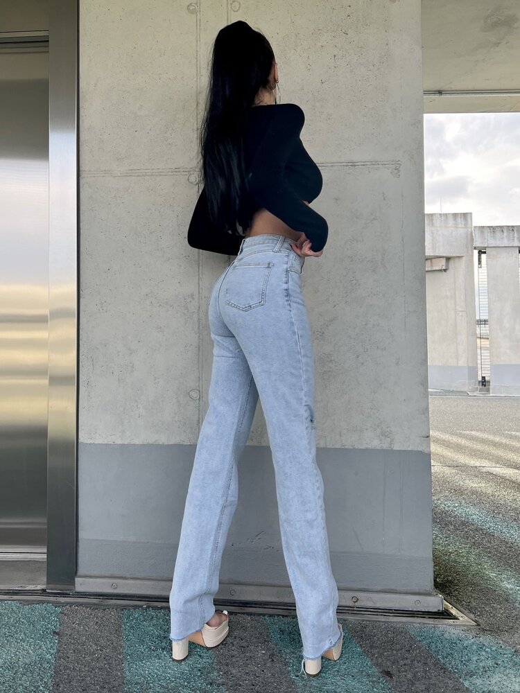 Nola Straight Leg Jeans / Blue (TALL)