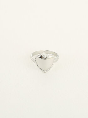 Silver Wild Heart Ring
