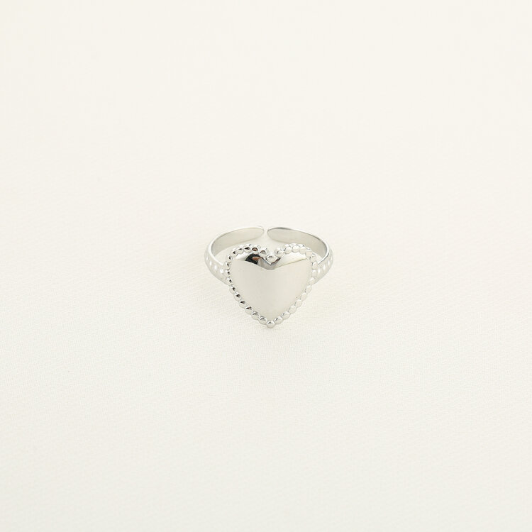 Silver Wild Heart Ring