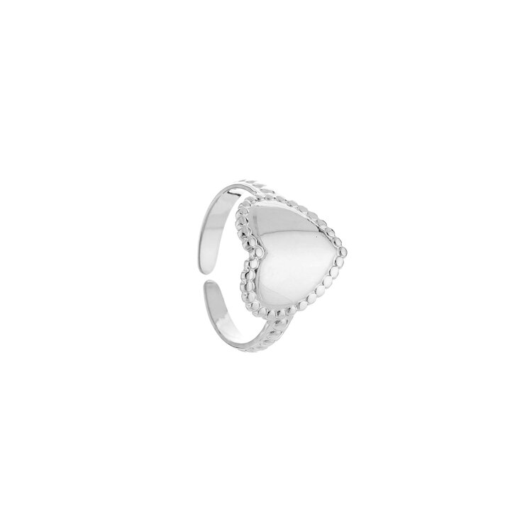 Silver Wild Heart Ring