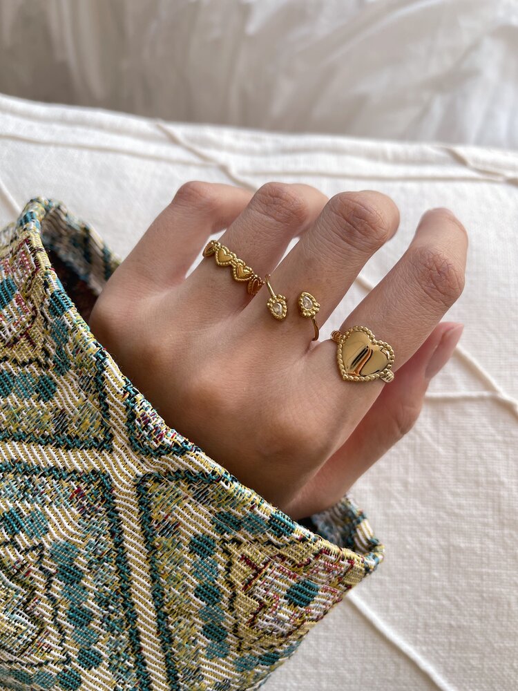 Gold Wild Heart Ring