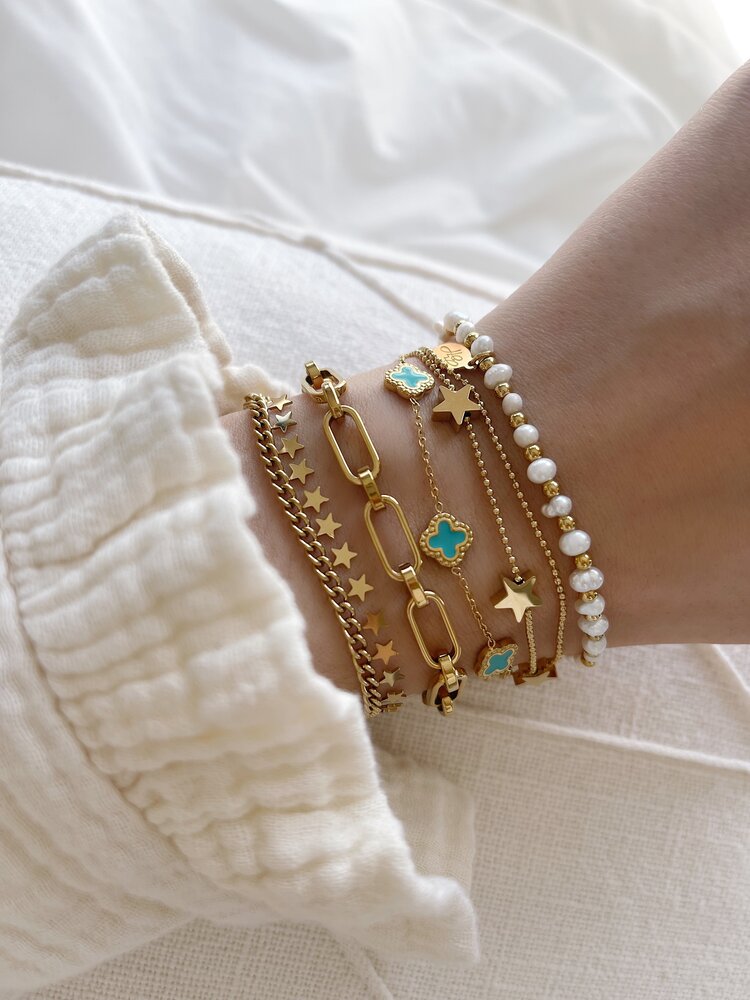 Gold Starry Dots Bracelet