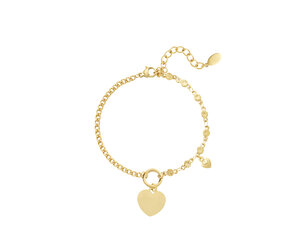 【新品未使用】HYEON heart bracelet / gold Amazon.com: HolidayQbee Gold Bracelets For Women With Heart