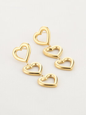 Gold All Of My Heart Earrings