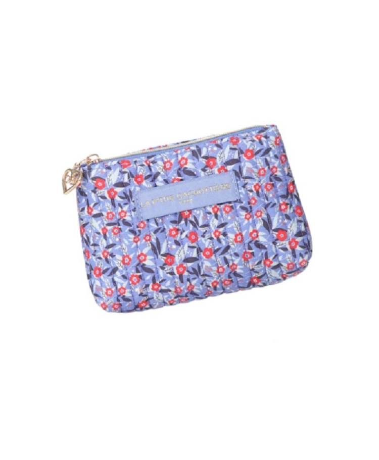Ava Small Flower Wallet Pouch / Lilac