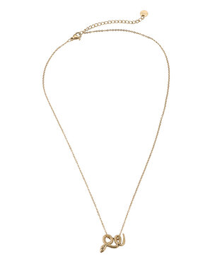 Gold Twisting Snake Necklace