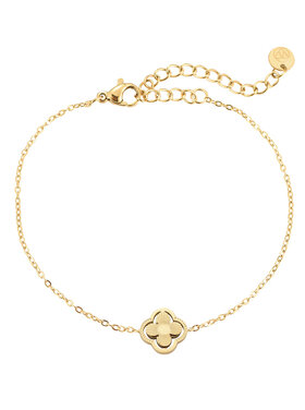Gold United Clovers Bracelet