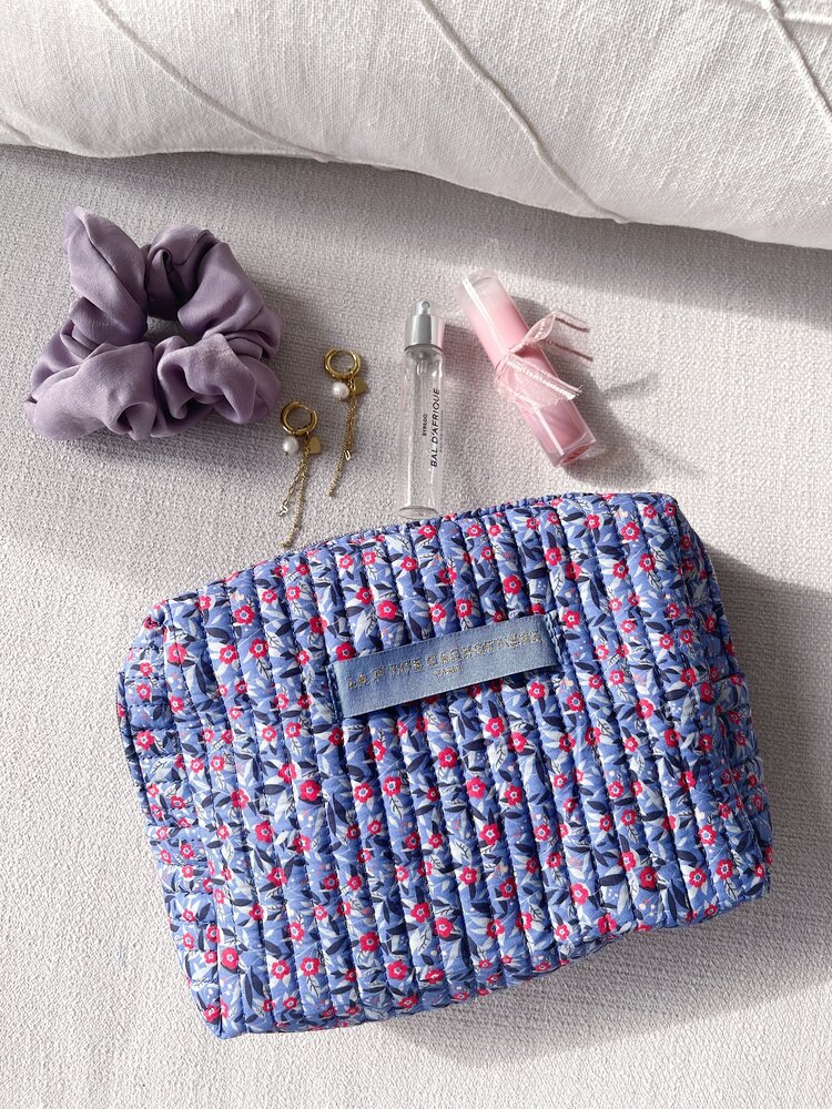 Marly Flower Toiletry Bag / Lilac (Medium)