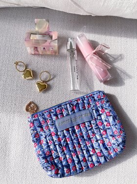 Ava Small Flower Wallet Pouch / Lilac