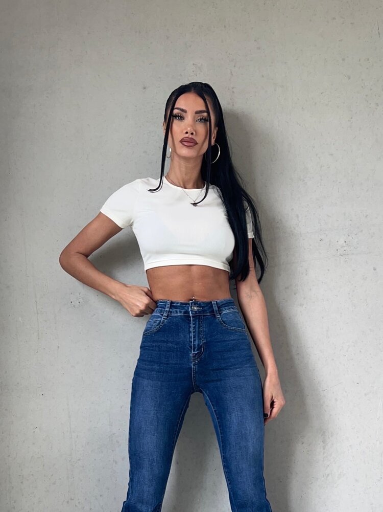 Zaar Basic Flared Jeans / Dark Blue