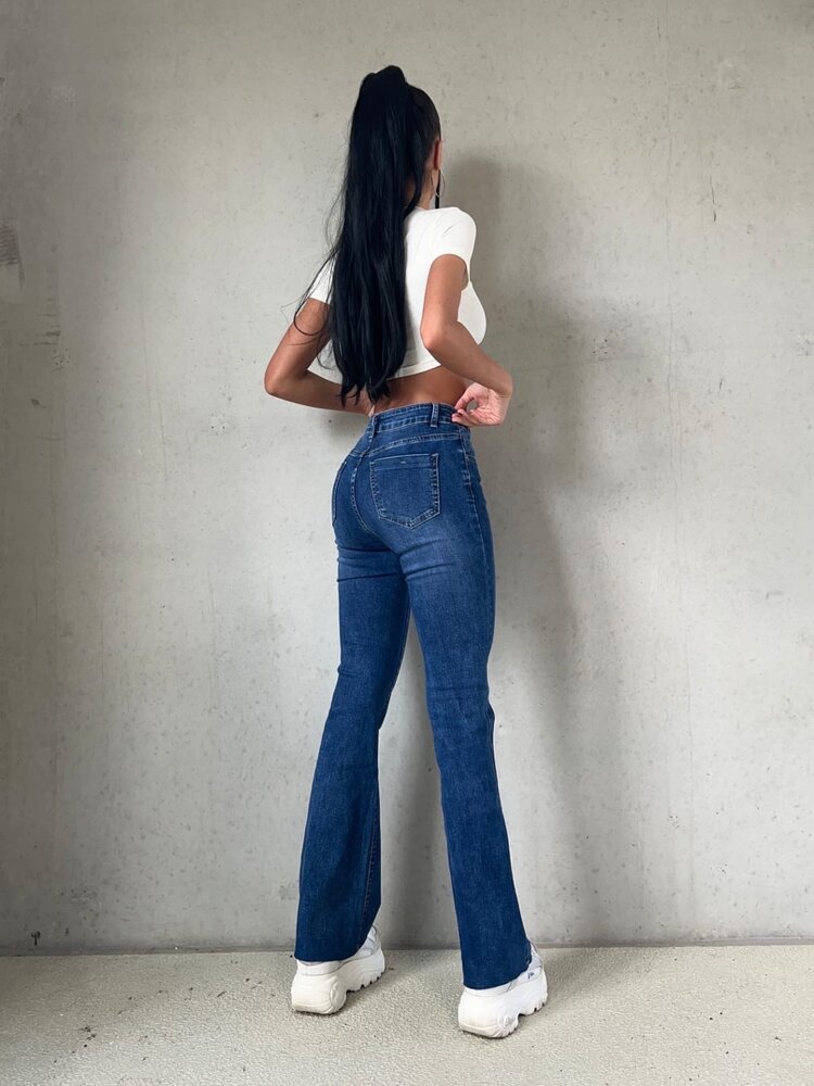 Zaar Basic Flared Jeans / Dark Blue