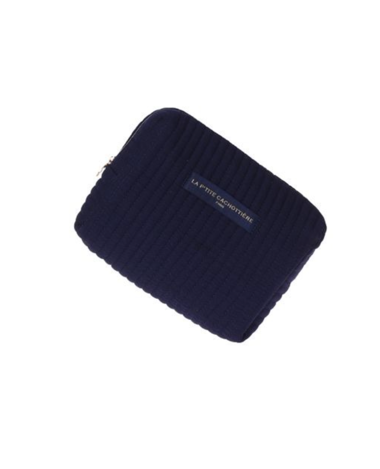Alani Plain Toiletry Bag / Navy (Medium)
