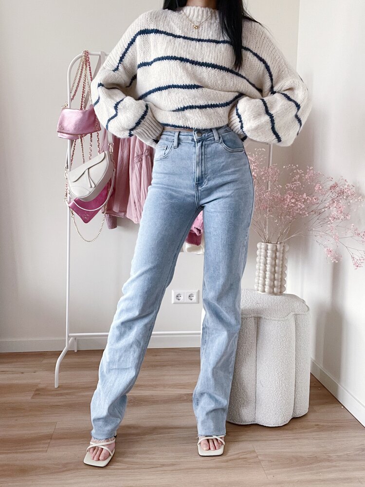 Zita Straight Leg Jeans / Blue (TALL)