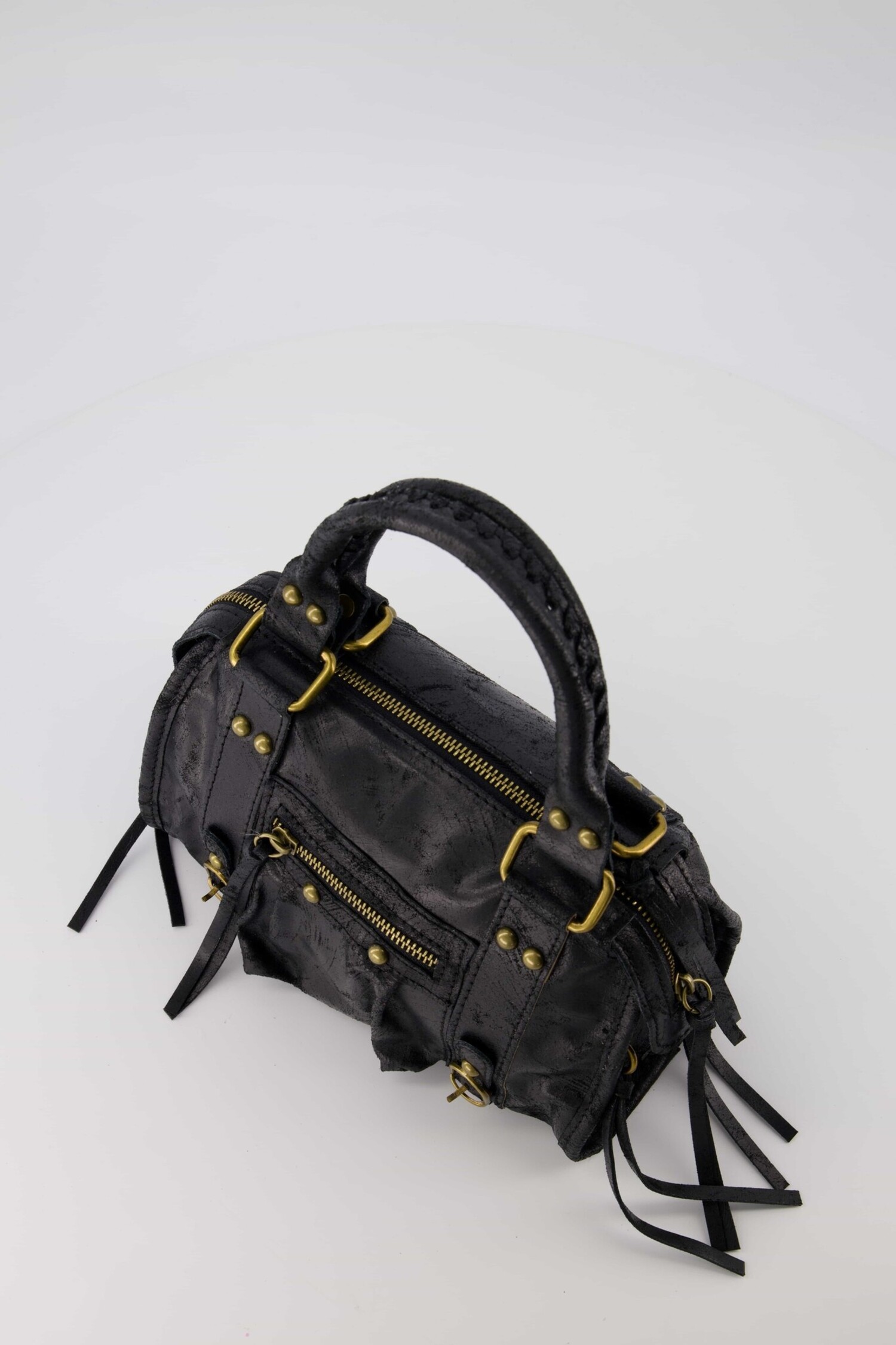 Nora City Studs Bag / Black & Bronze - Hello My Love