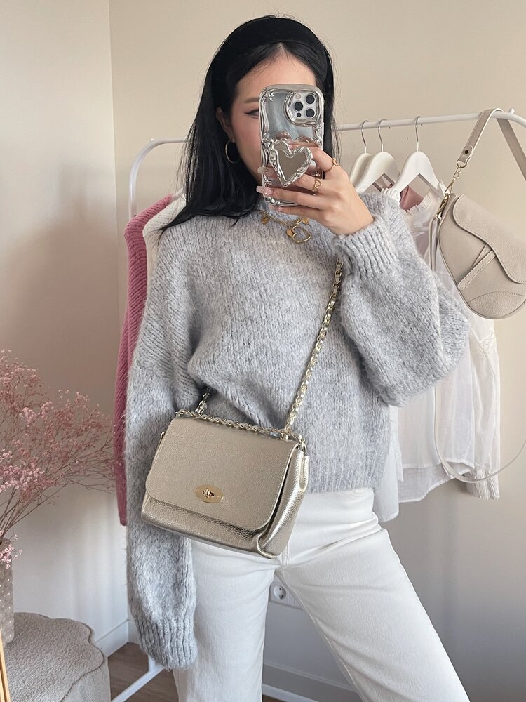 Kaya Classic Chain Bag / Metallic Gold