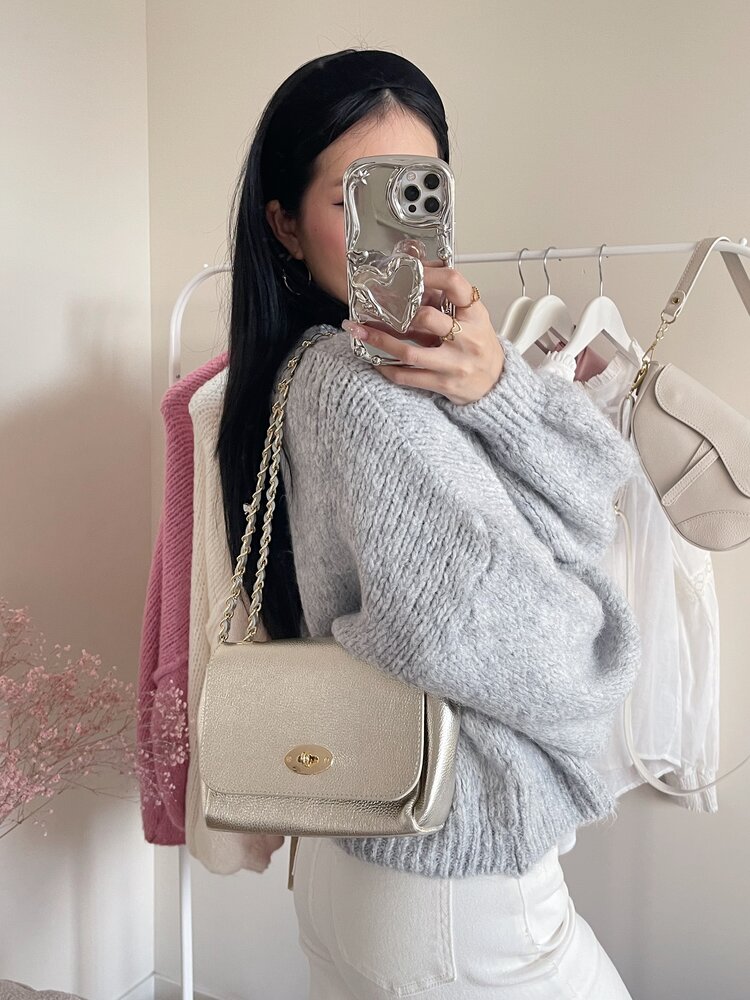 Kaya Classic Chain Bag / Metallic Gold