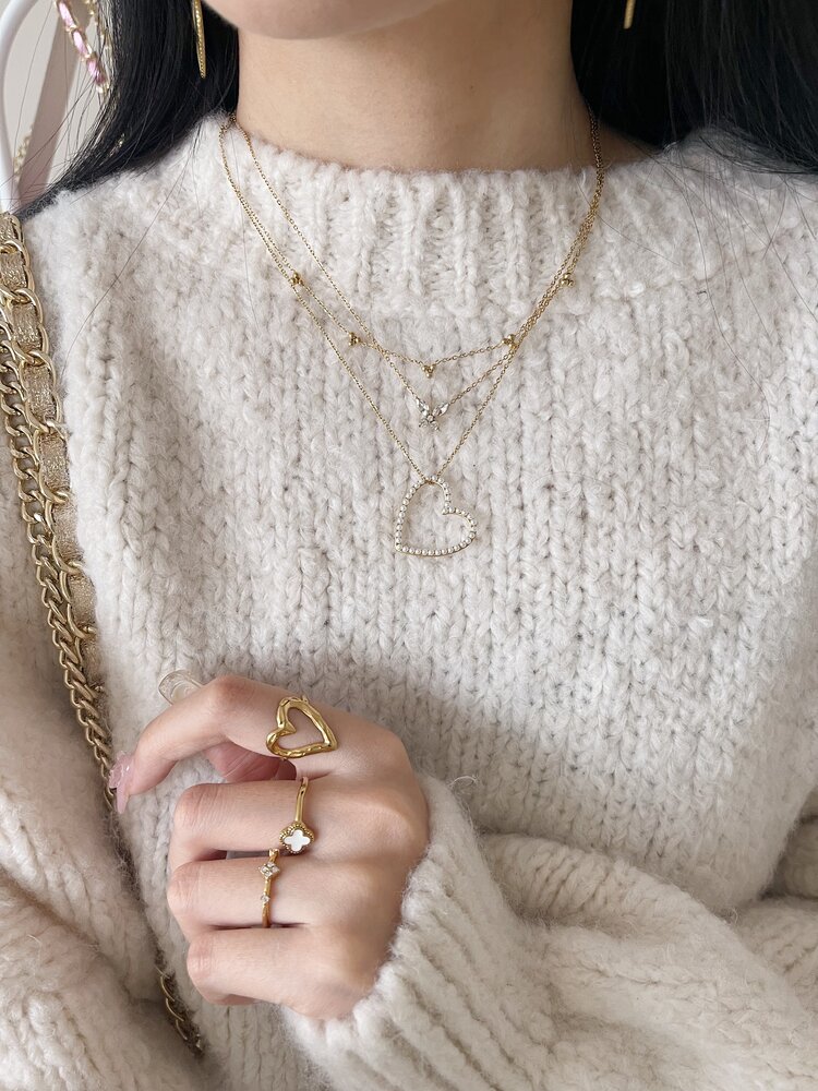 Gold Shining Fairy Necklace