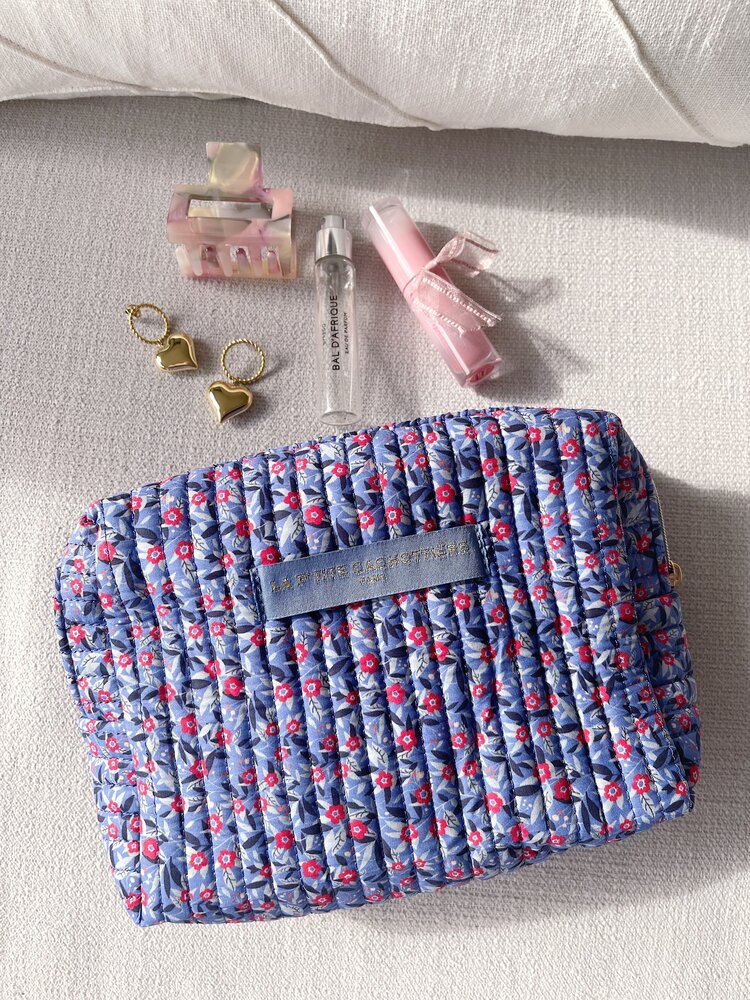 Marly Flower Toiletry Bag / Lilac (Large)