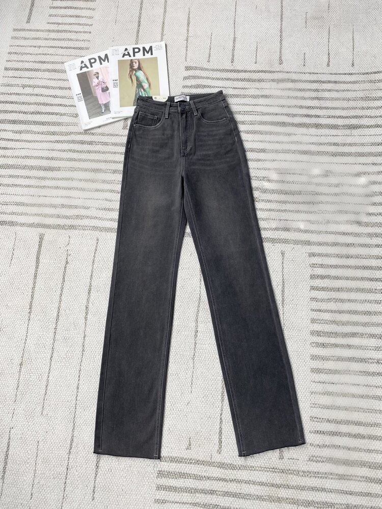 Rowa Straight Leg Jeans / Dark Grey (TALL)