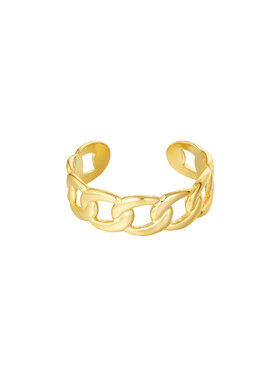 Gold Basic Chain Ring